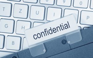 Specifying each of your confidential information